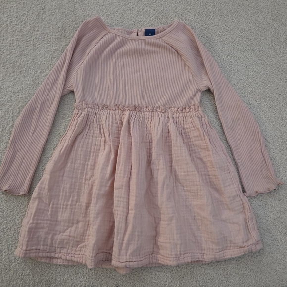 Old Navy Other - Old Navy Blush Pink Long-Sleeve Kids Dress